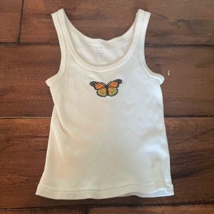 Pacsun butterfly tank top